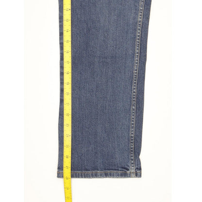 Wrangler Men Blue Straight Regular Stretch Jeans W36 L28