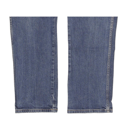 Wrangler Men Blue Straight Regular Stretch Jeans W36 L28
