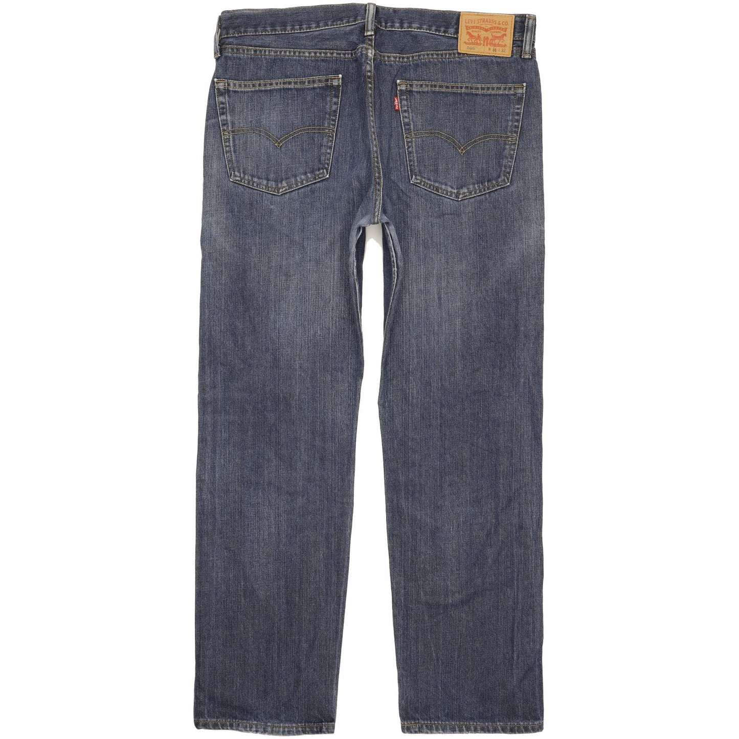 Levi's 505 Men Blue Straight Regular Jeans W36 L32