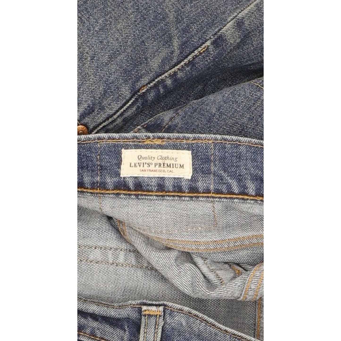 Levi's 514 Men Blue Straight Slim Stretch Jeans W36 L29