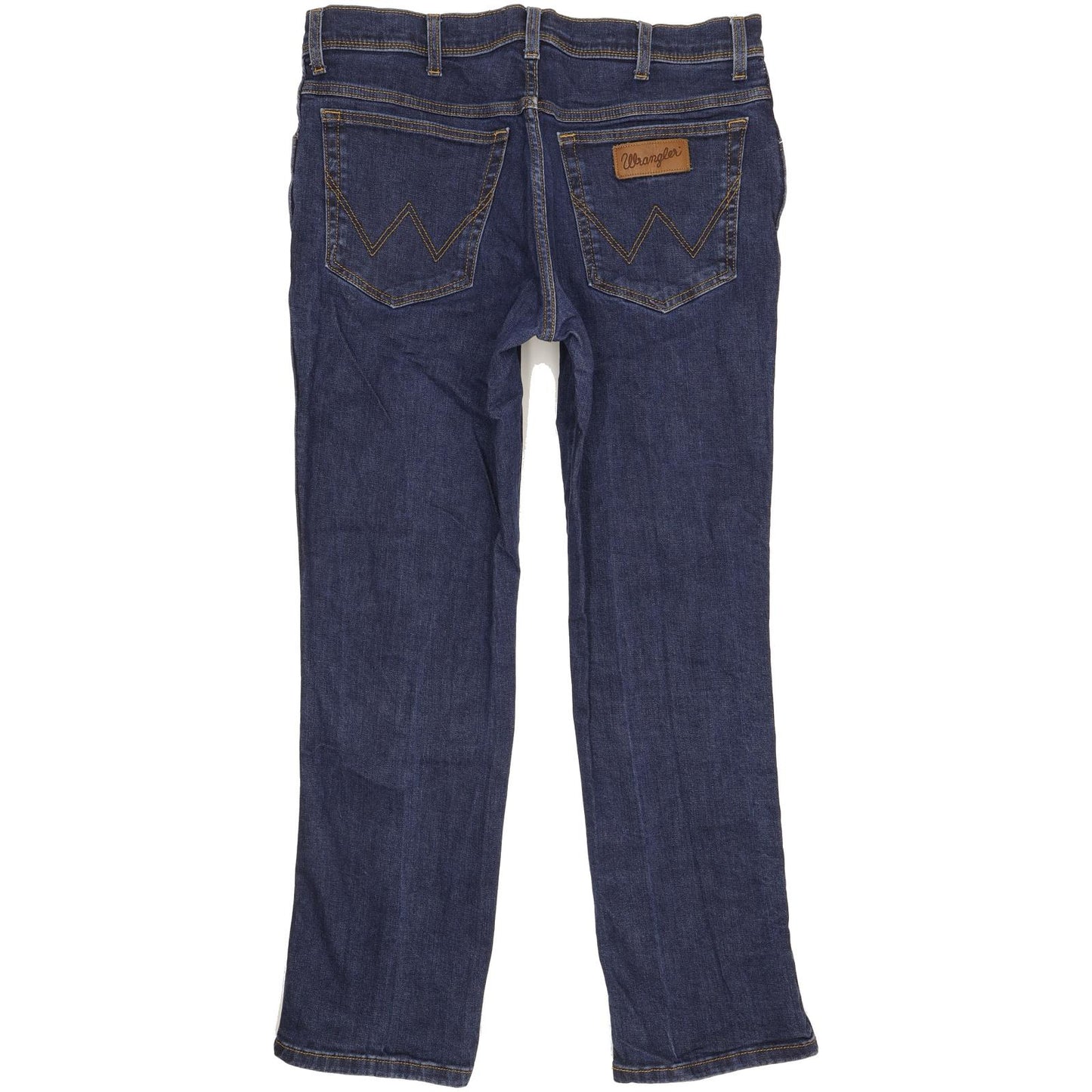 Wrangler Texas Men Blue Straight Regular Stretch Jeans W36 L30