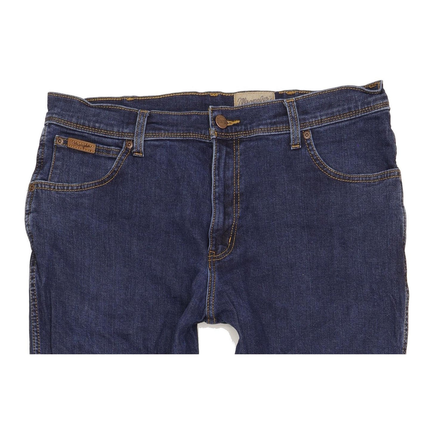 Wrangler Texas Men Blue Straight Regular Stretch Jeans W36 L30