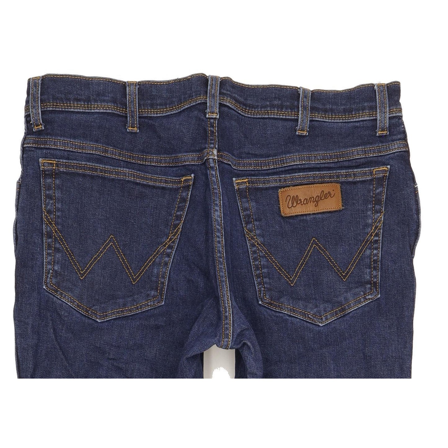 Wrangler Texas Men Blue Straight Regular Stretch Jeans W36 L30