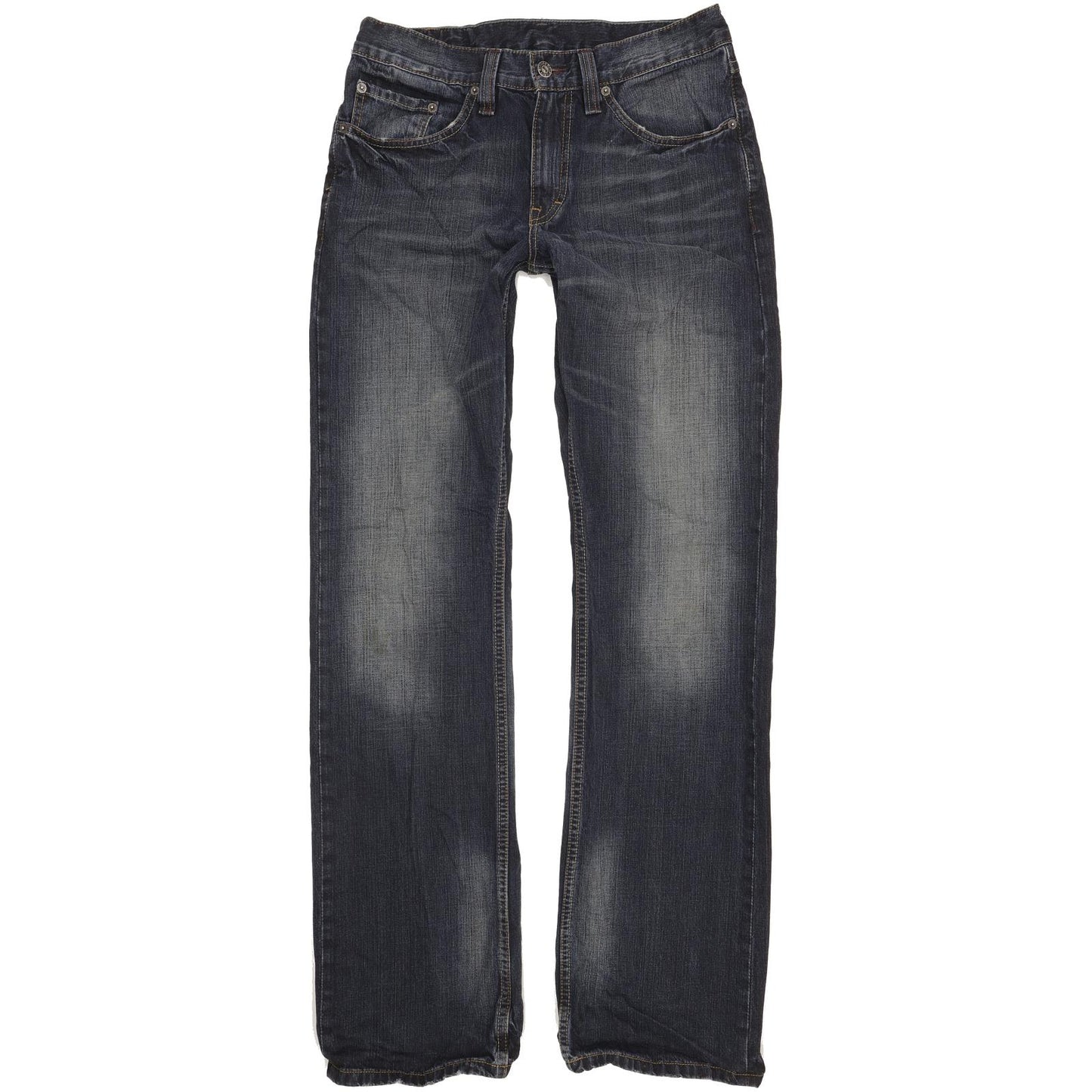Mustang Men Blue Bootcut Regular Jeans W32 L35