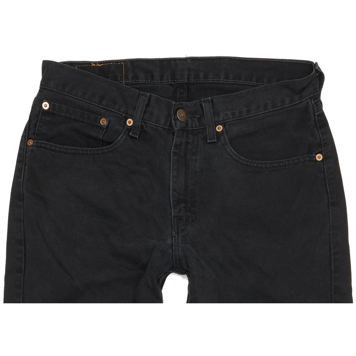Levi's 751 Men Black Straight Regular Jeans W31 L31