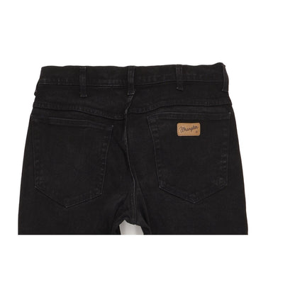 Wrangler Texas Men Black Straight Regular Stretch Jeans W33 L30
