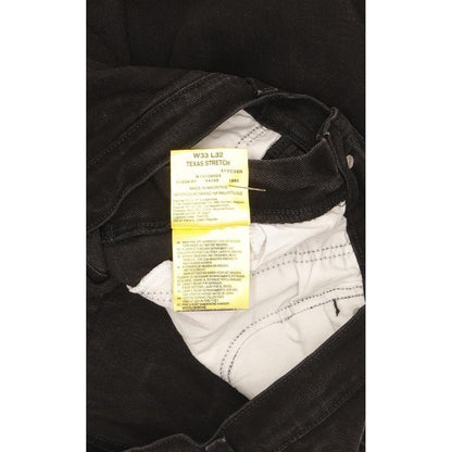 Wrangler Texas Men Black Straight Regular Stretch Jeans W33 L30