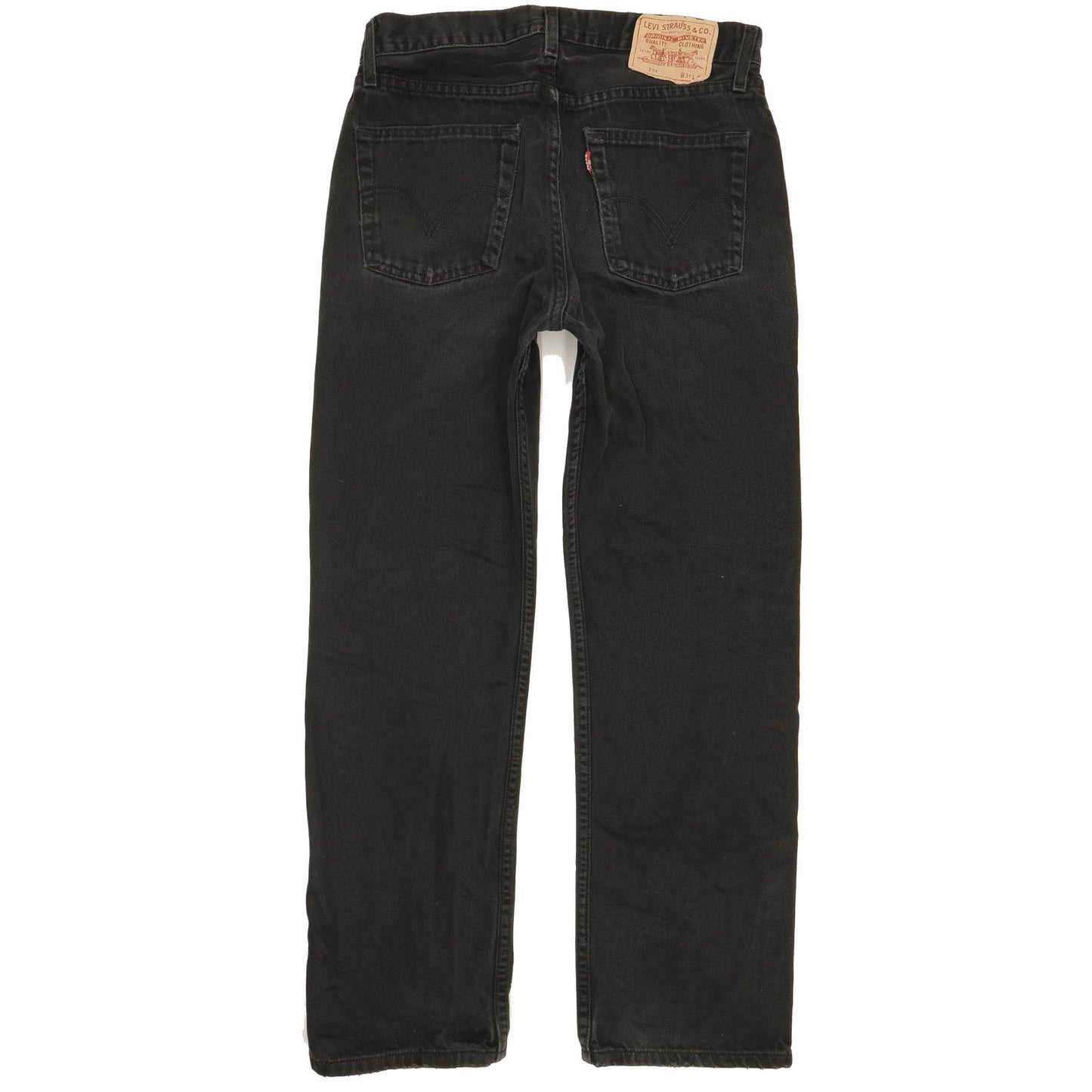 Levi's 751 Men Black Straight Regular Jeans W31 L29