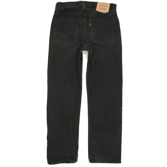Levi's 751 Men Black Straight Regular Jeans W31 L29