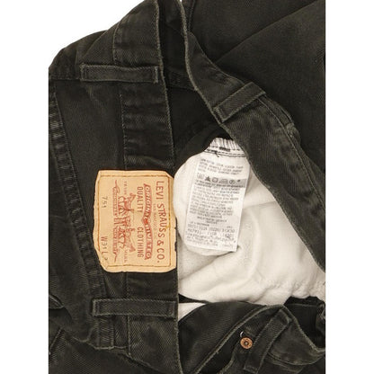 Levi's 751 Men Black Straight Regular Jeans W31 L29