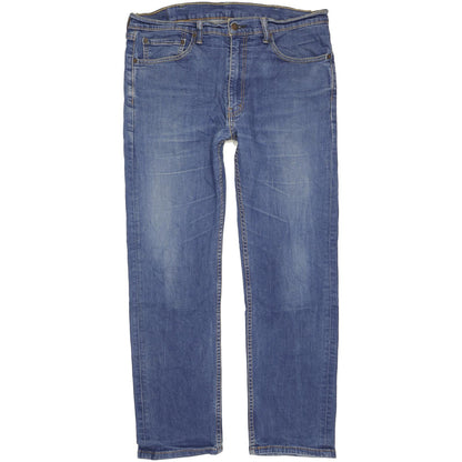 Levi's 505 Men Blue Straight Regular Stretch Jeans W38 L31