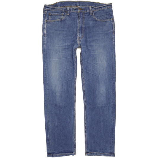 Levi's 505 Men Blue Straight Regular Stretch Jeans W38 L31