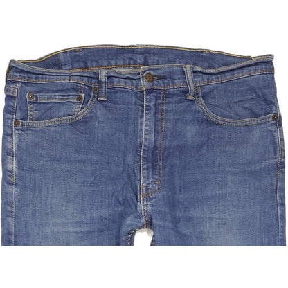 Levi's 505 Men Blue Straight Regular Stretch Jeans W38 L31