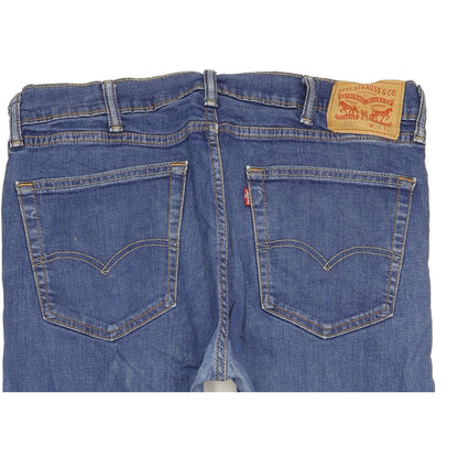 Levi's 505 Men Blue Straight Regular Stretch Jeans W38 L31