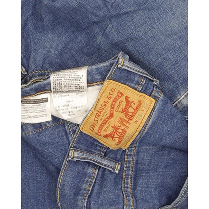 Levi's 505 Men Blue Straight Regular Stretch Jeans W38 L31