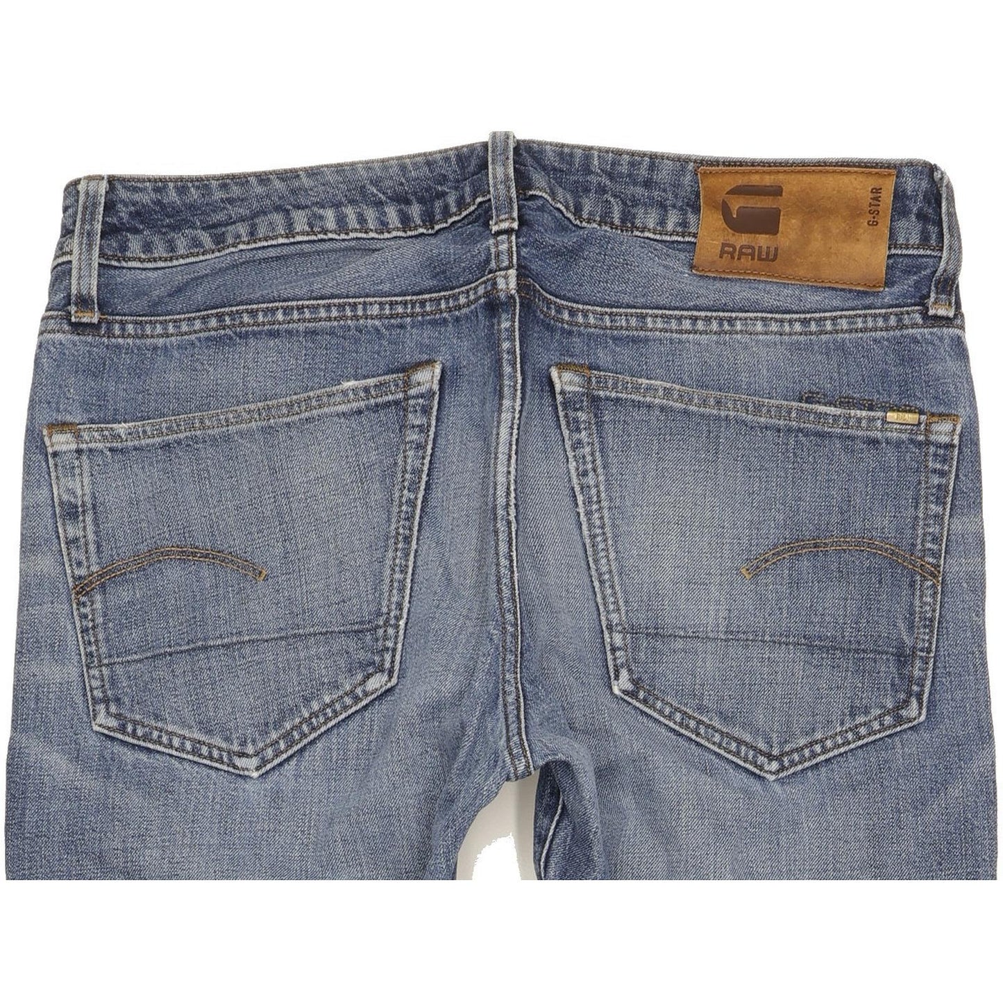 G-Star 3301 Men Blue Straight Regular Jeans W32 L33