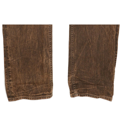 G-Star Attacc Men Brown Straight Regular Jeans W34 L34
