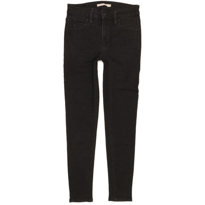 Levi's 720 Women Black Skinny Slim Jeans W26 L28