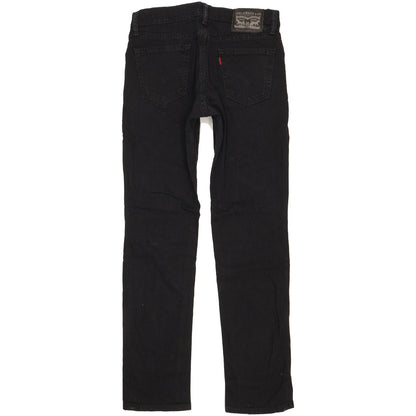 Levi's 511 Men Black Straight Slim Stretch Jeans W30 L32