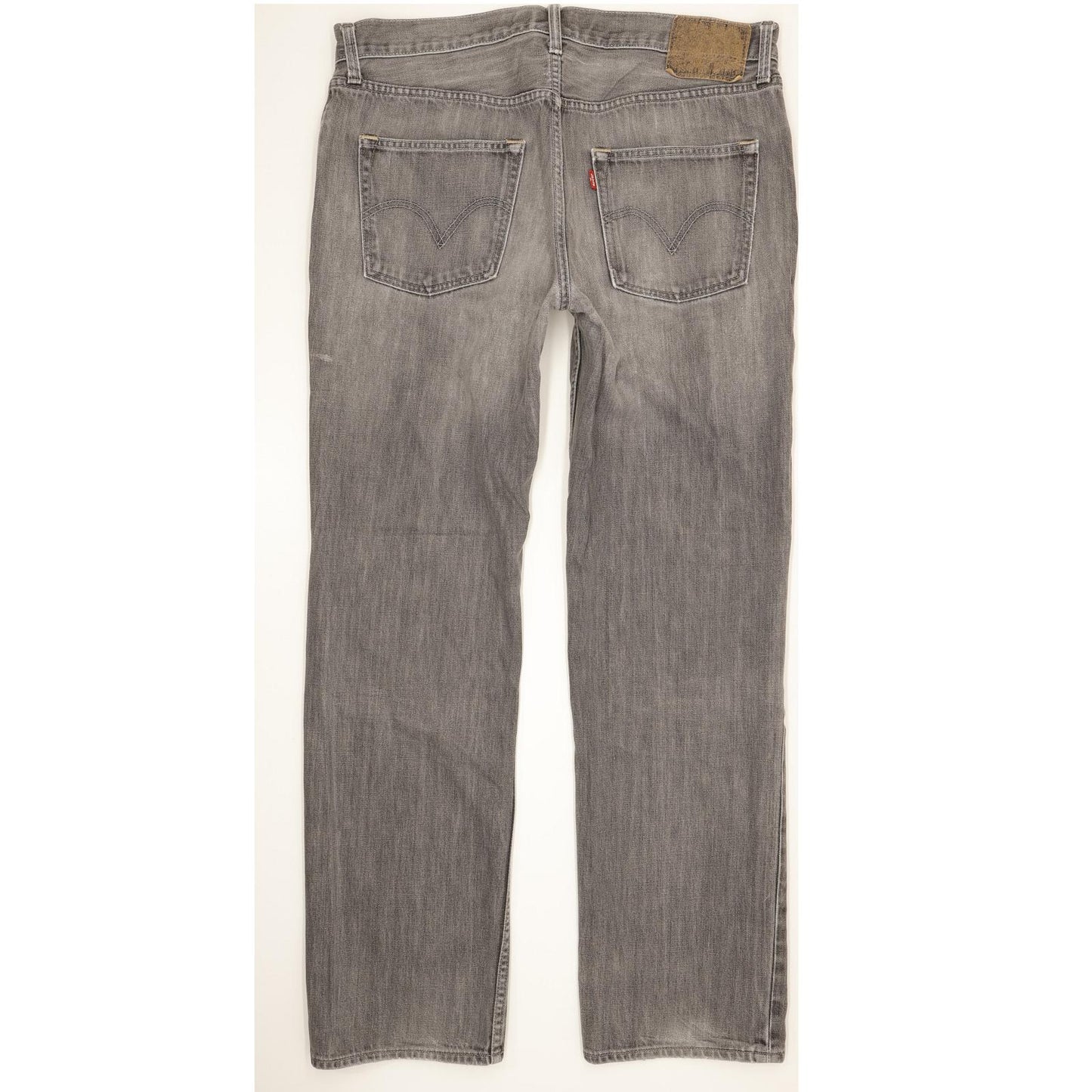 Levi's 502 Men Grey Straight Regular Stretch Jeans W36 L31