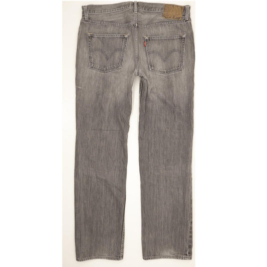 Levi's 502 Men Grey Straight Regular Stretch Jeans W36 L31