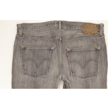 Levi's 502 Men Grey Straight Regular Stretch Jeans W36 L31