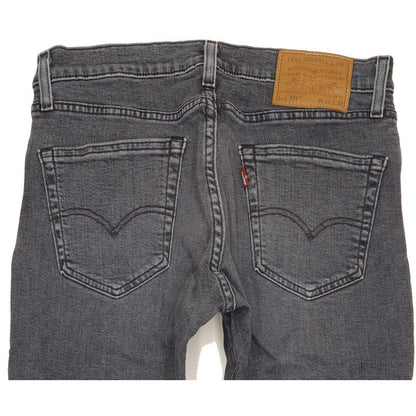 Levi's 511 Men Grey Straight Slim Stretch Jeans W31 L31