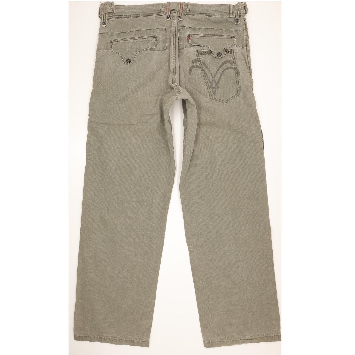 Levi's Men Green Straight Loose Jeans W33 L33