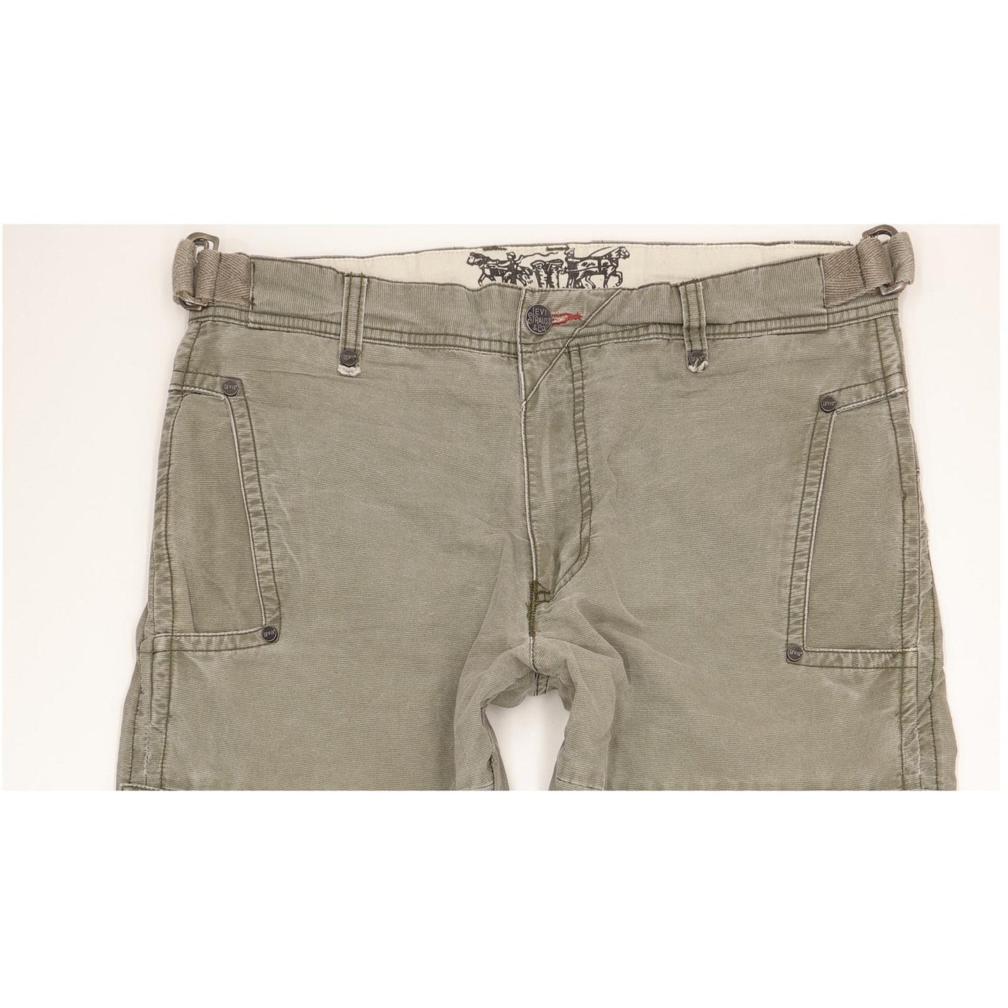 Levi's Men Green Straight Loose Jeans W33 L33