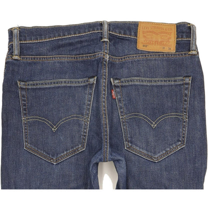 Levi's 512 Men Blue Tapered Slim Stretch Jeans W31 L33
