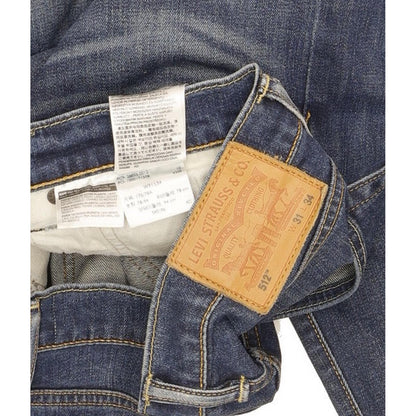 Levi's 512 Men Blue Tapered Slim Stretch Jeans W31 L33