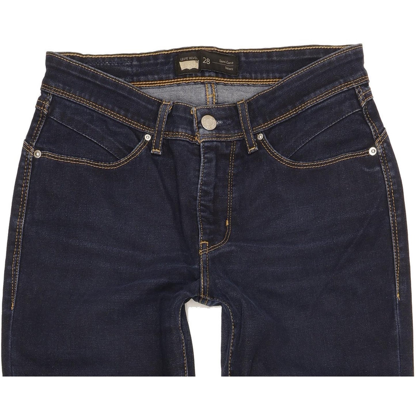 Levi's Revel Demi Curve Women Blue Skinny Slim Stretch Jeans W28 L33