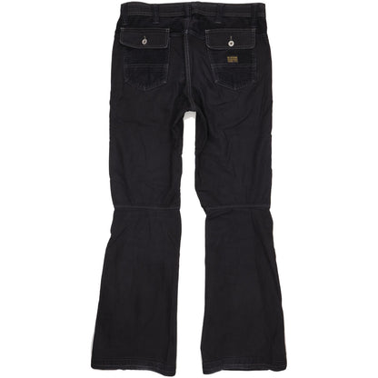 G-Star Comwood Men Black Bootcut Regular Jeans W34 L34