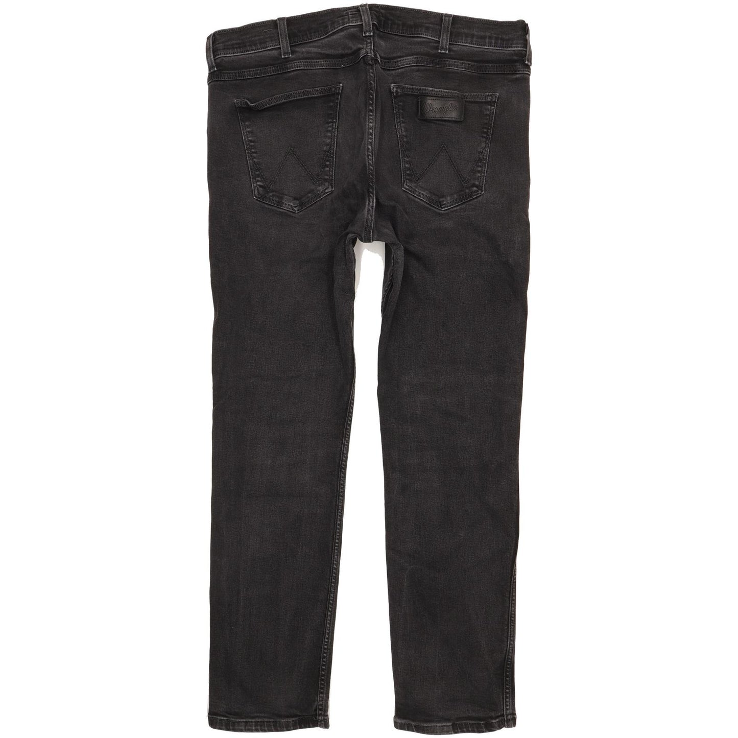 Wrangler Greensboro Men Black Straight Regular Stretch Jeans W36 L30