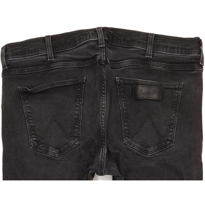 Wrangler Greensboro Men Black Straight Regular Stretch Jeans W36 L30