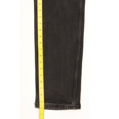 Wrangler Greensboro Men Black Straight Regular Stretch Jeans W36 L30
