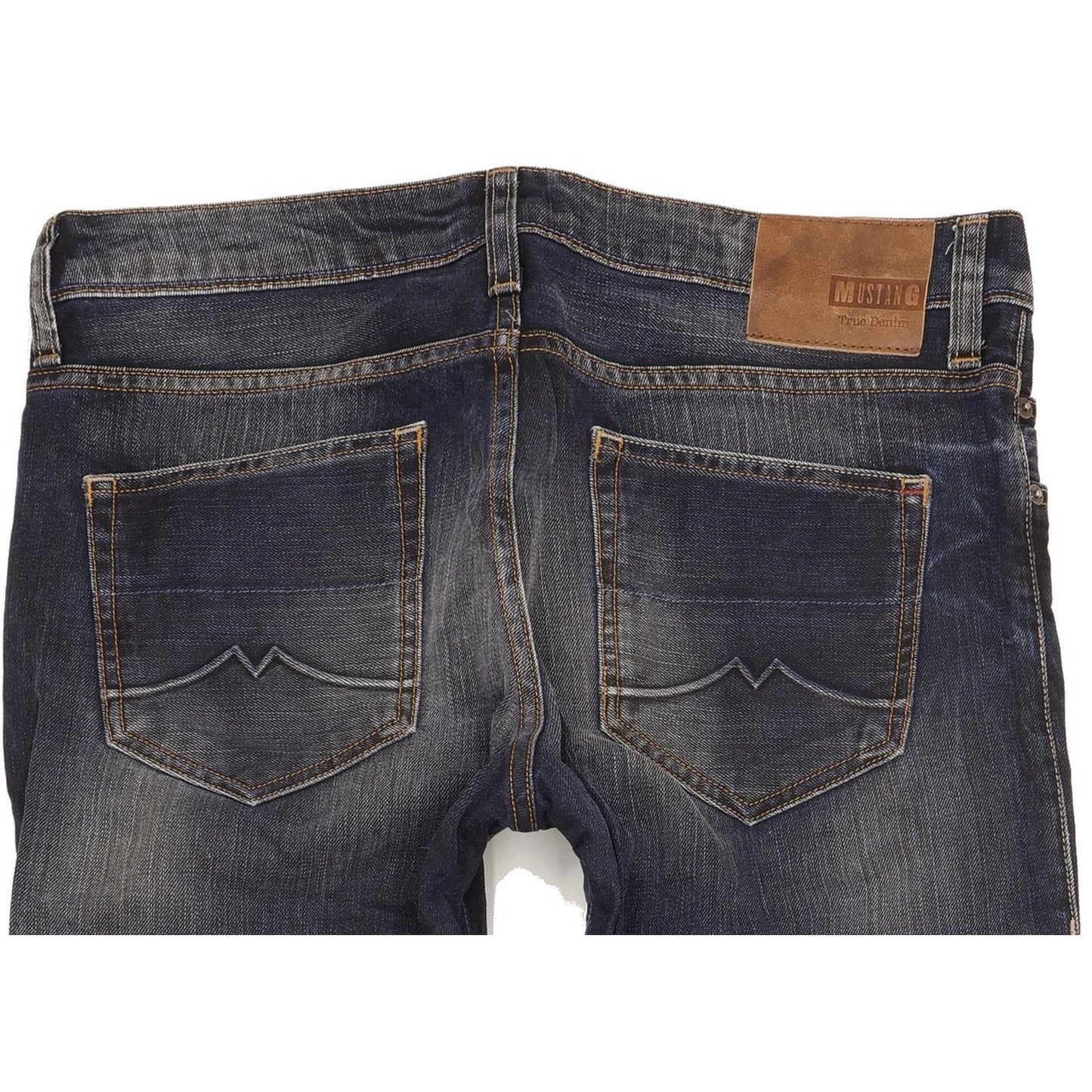 Mustang Michigan Men Blue Straight Regular Jeans W34 L34