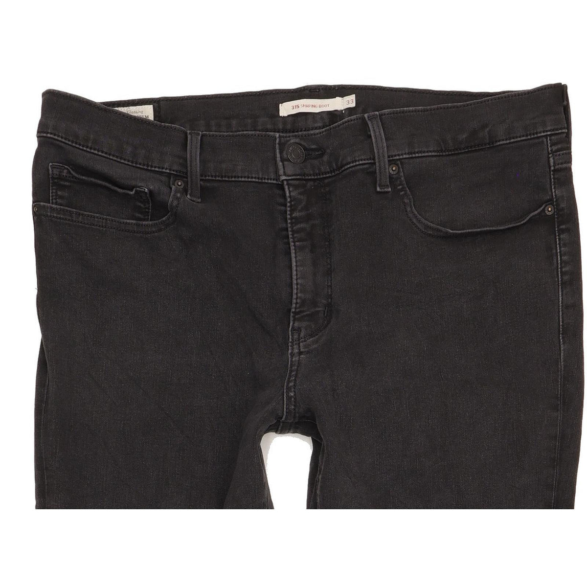 Levi's 315 Shaping Women Black Bootcut Slim Jeans W33 L31