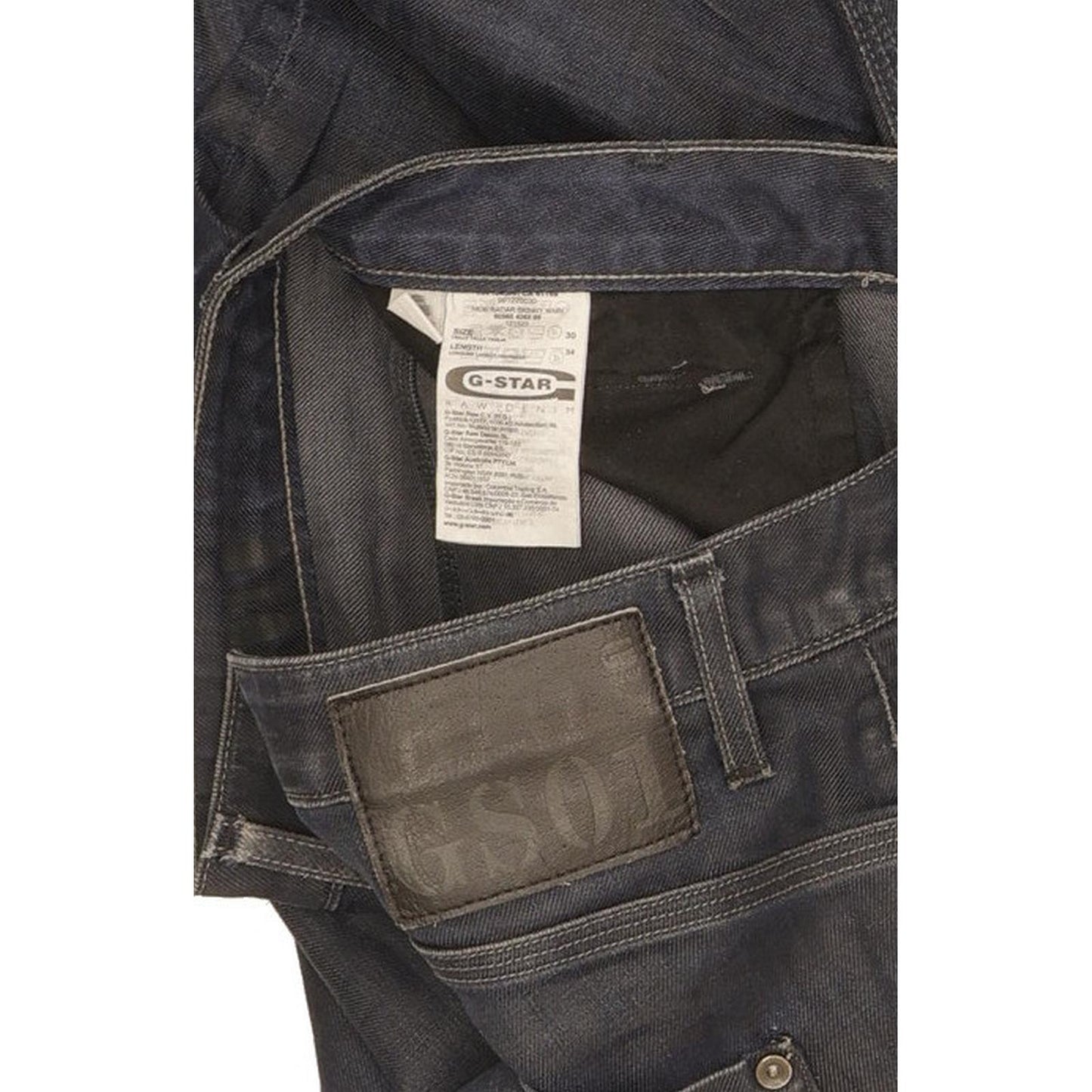 G-Star New Radar Women Blue Skinny Slim Stretch Jeans W30 L34