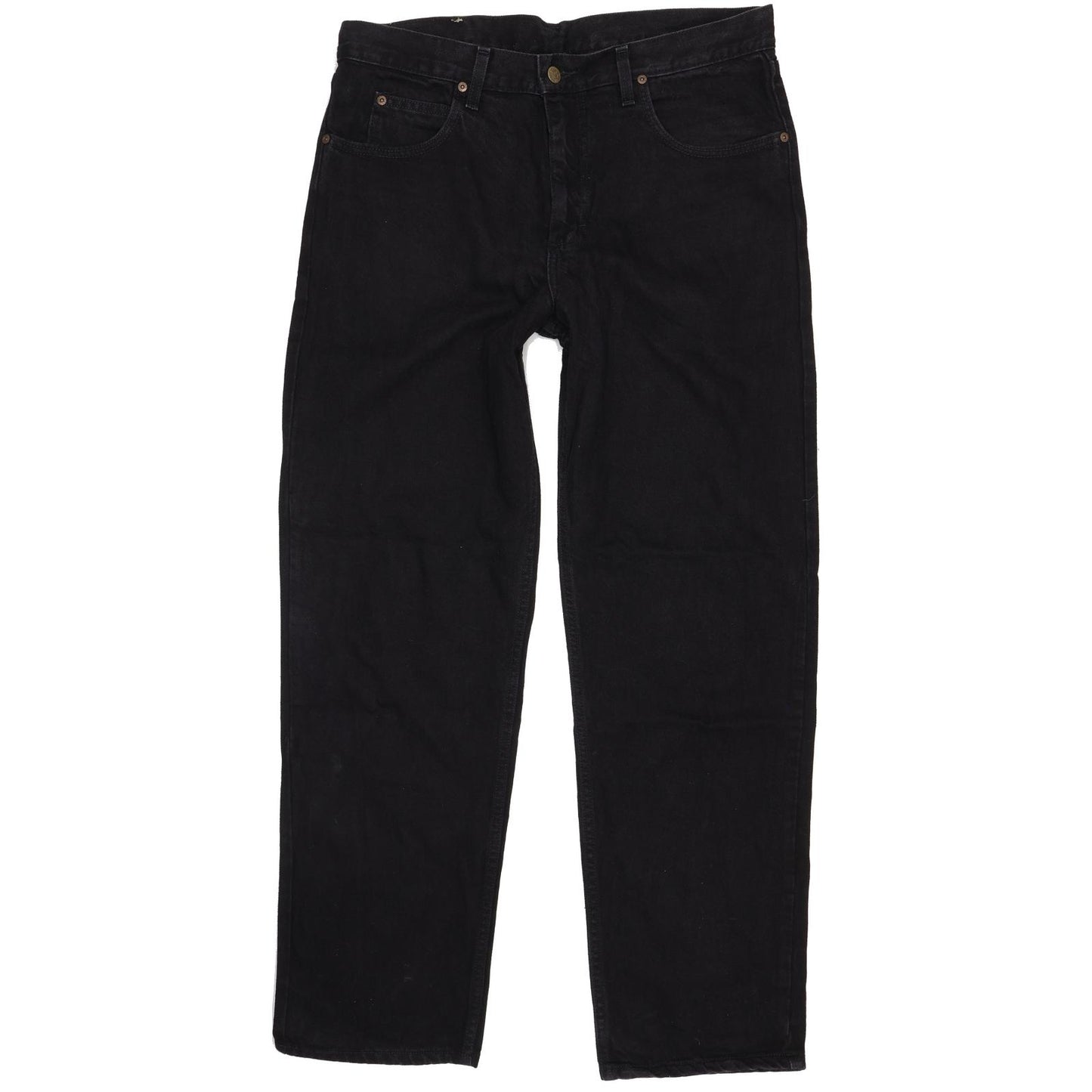 Lee Kansas Men Black Straight Regular Jeans W36 L32