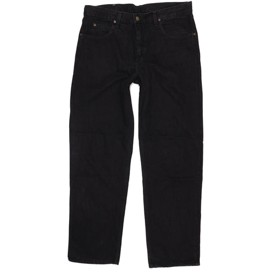 Lee Kansas Men Black Straight Regular Jeans W36 L32