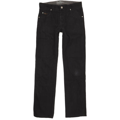 Wrangler Clyde Men Black Straight Regular Jeans W31 L34