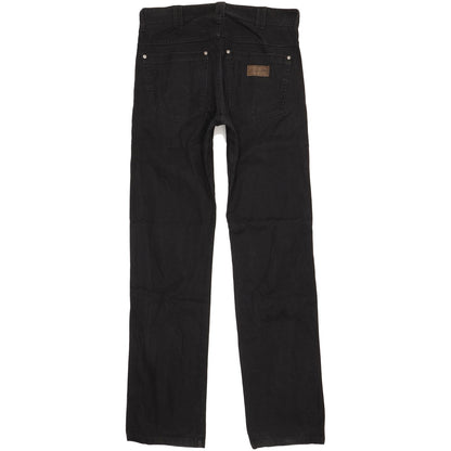 Wrangler Clyde Men Black Straight Regular Jeans W31 L34
