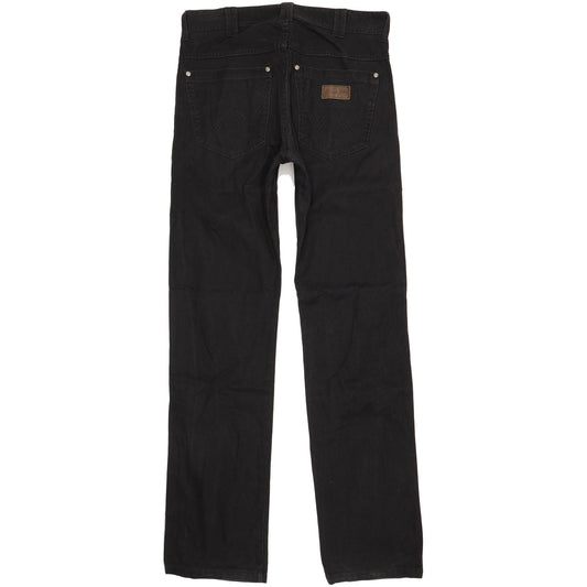 Wrangler Clyde Men Black Straight Regular Jeans W31 L34