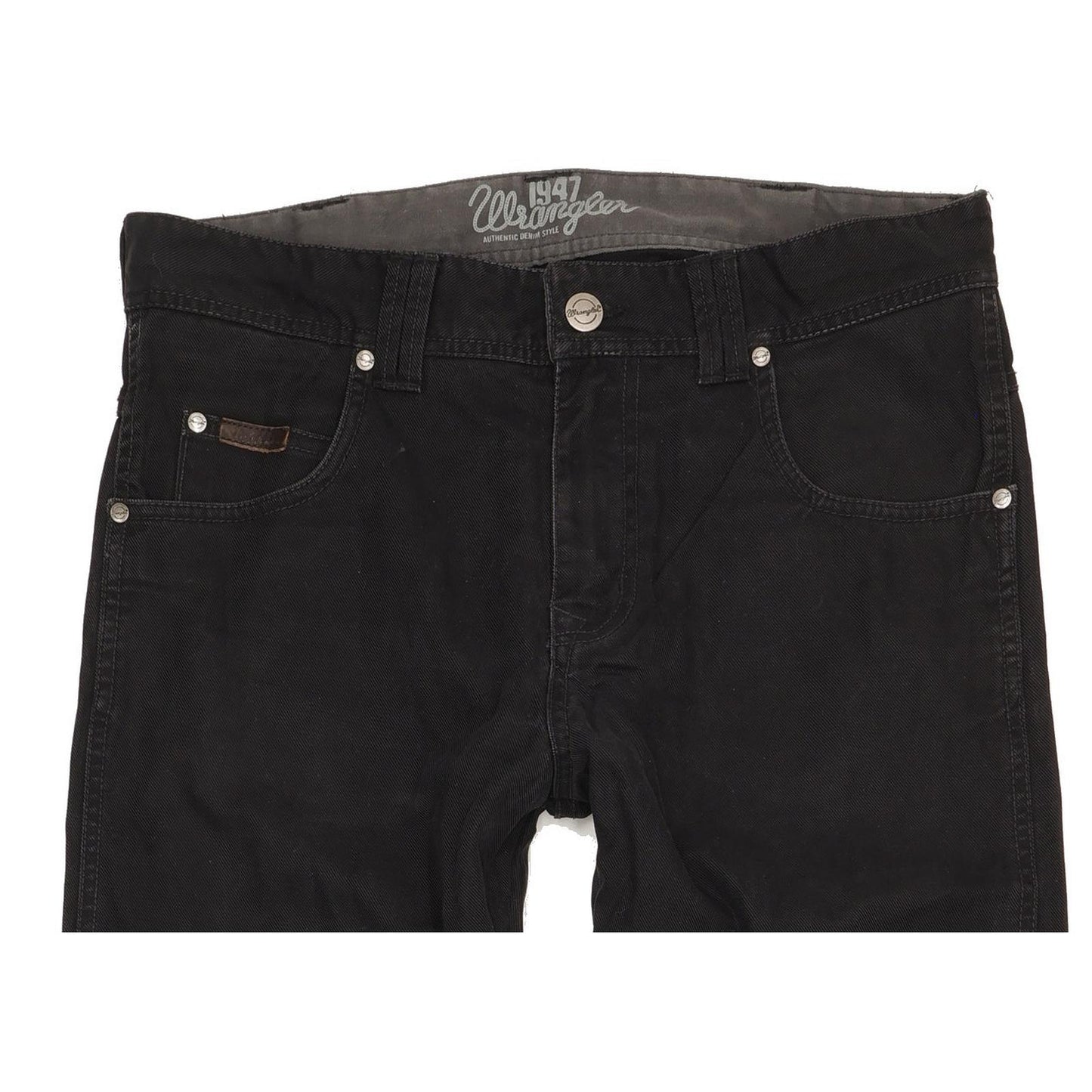 Wrangler Clyde Men Black Straight Regular Jeans W31 L34