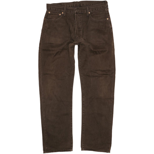 Levi's 551 Men Brown Straight Regular Jeans W36 L32