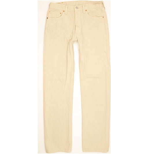 Levi's 501 Men Beige Straight Regular Jeans W33 L33