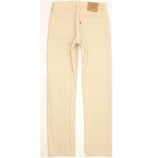 Levi's 501 Men Beige Straight Regular Jeans W33 L33
