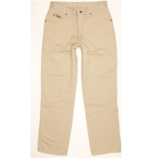 Wrangler Ohio Men Beige Straight Regular Jeans W32 L30