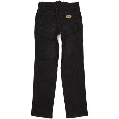 Wrangler Texas Men Black Straight Regular Stretch Jeans W31 L32